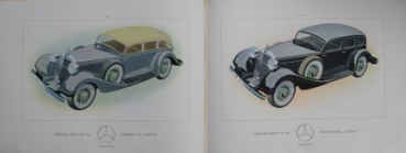 Mercedes-Benz 290 Modellprogramm 1935 Automobilprospekt (5399)